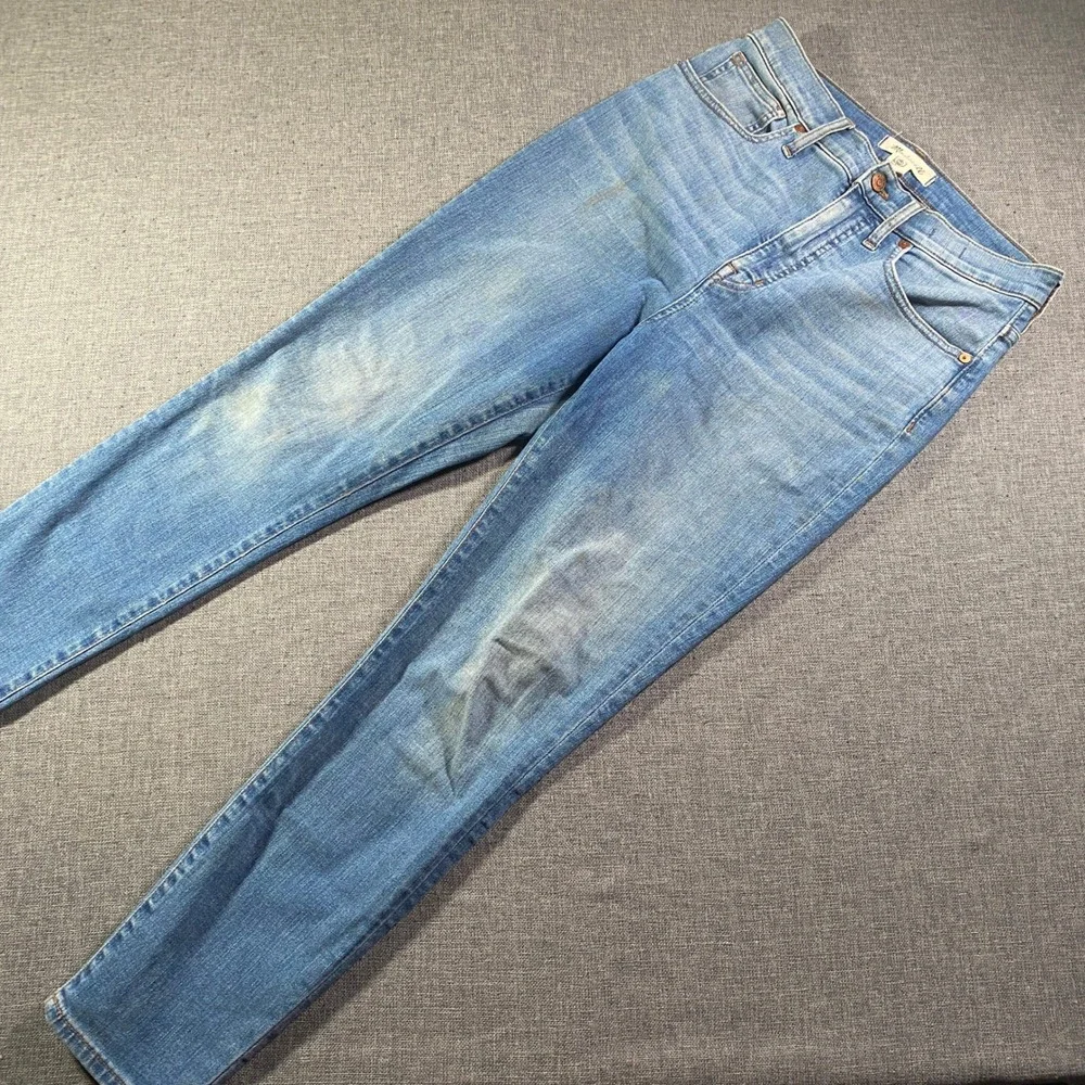 Madewell 11 High Rise Skinny Crop Jeans Women Size‎ 28 Blue Denim Medium Wash